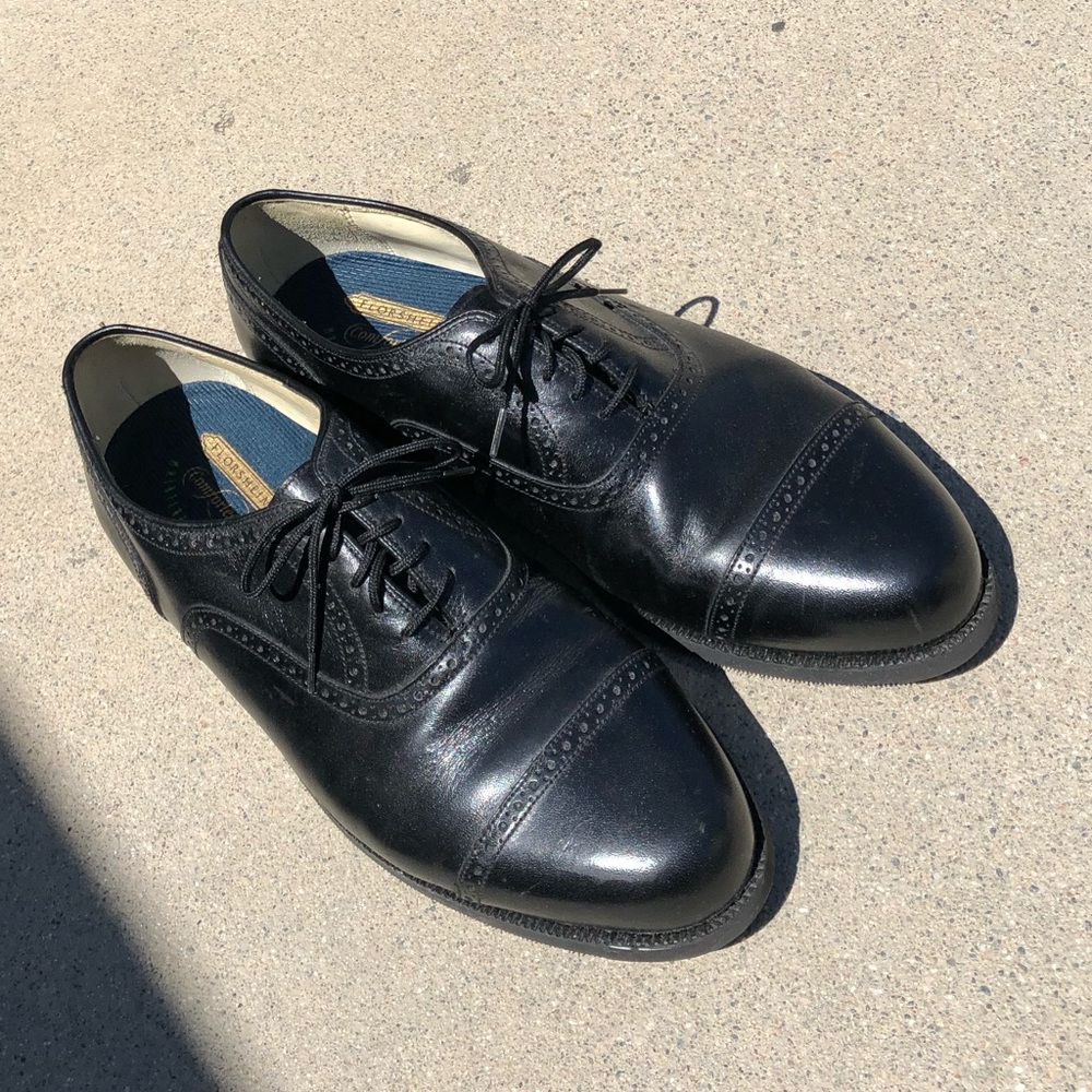 Florsheim black dress shoes